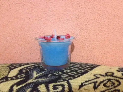 40 Velas perfumada no castiçal (sem flores)