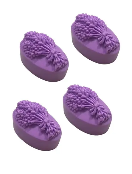50 Sabonete Artesanal Lavanda Barra Oval ~