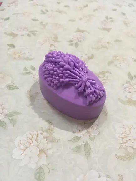 50 Sabonete Artesanal Lavanda Barra Oval ~