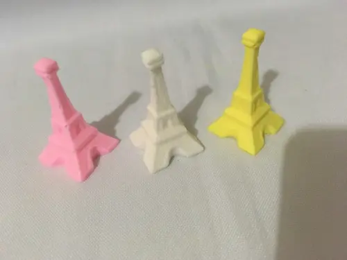 50 Sabonete Mini Torre Eiffel no Tule com Tag