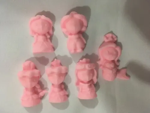 50 Sabonetes bebê princesas