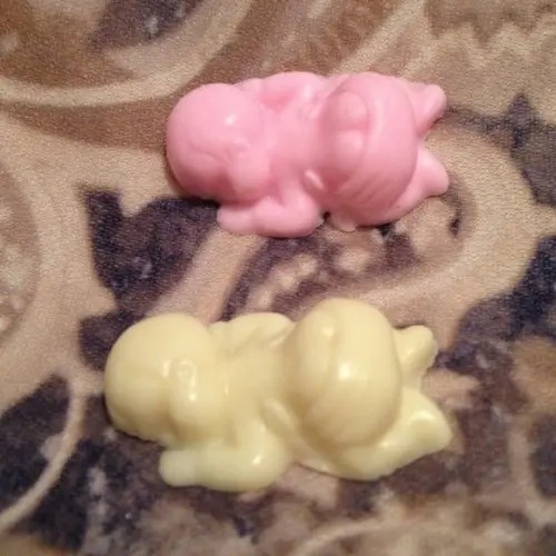 50 Sabonetes Mini Bebê + 25 pares de pés + 25 carrinhos de b