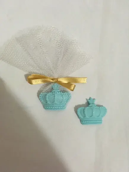 60 Sabonetes Coroas + 60 Tags