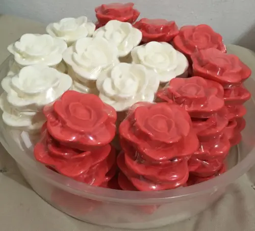 65 Sabonetes flor
