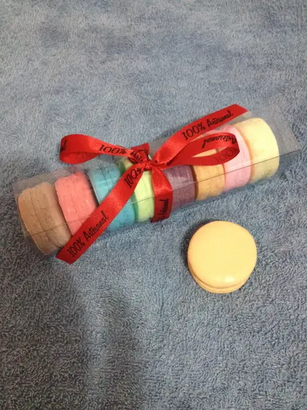 Caixa de Sabonetes Artesanais Macarons