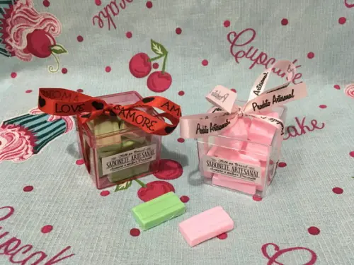 Caixa De Sabonetes Chicletes Para Lavabo