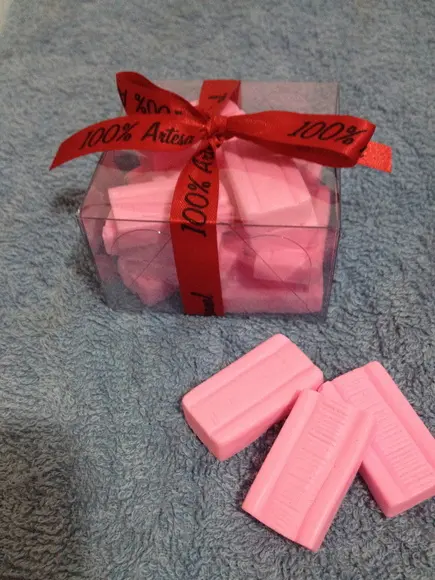 Caixa De Sabonetes Chicletes Para Lavabo