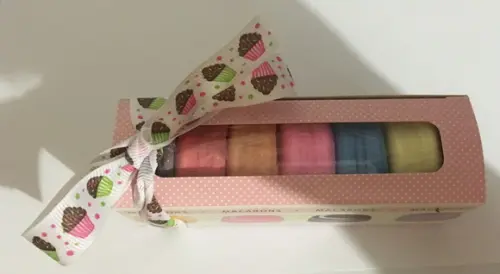 Caixa de Sabonetes Macaron