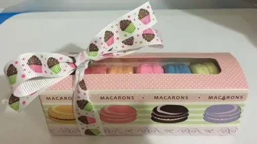 Caixa de Sabonetes Macaron