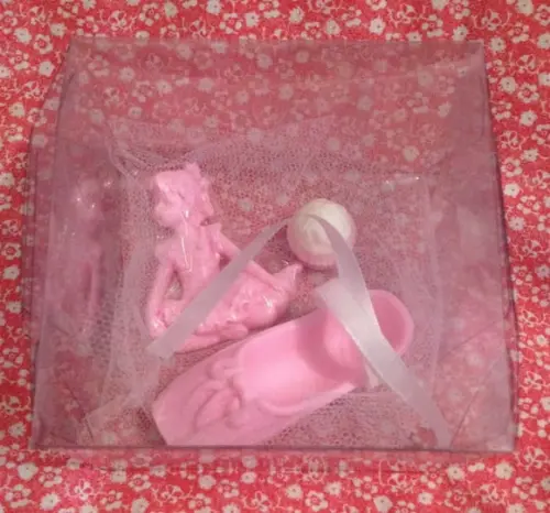 Kit 3 Sabonetes Bailarina Sapatilha e Cupcake (sem a Caixa)