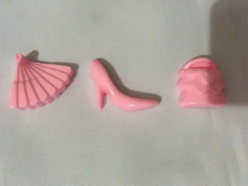 Kit 3 Sabonetes (leque, Sapato e Bolsa)