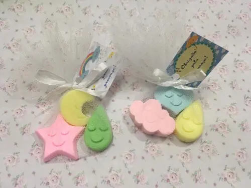Kit Chuva de Amor Chuva de Bençãos no Tule com Tag