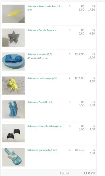 Kit de sabonetes artesanais
