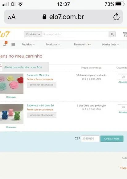 Kit de sabonetes artesanais