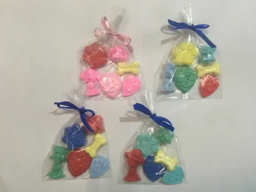 Kit de Sabonetes Artesanais Tema Patrulha Canina no Saquinho