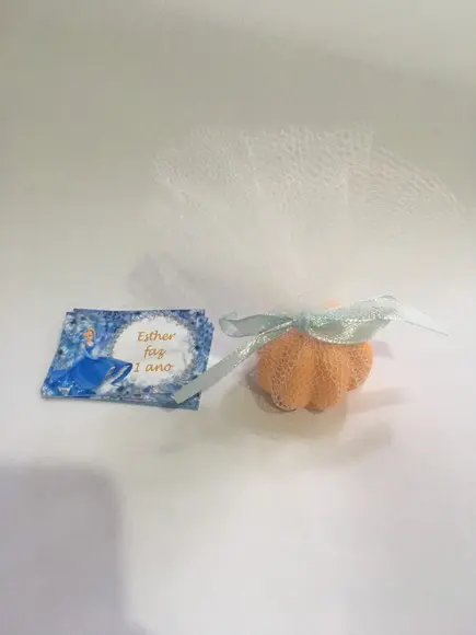 Sabonete Abóbora no Tule