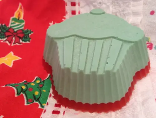 Sabonete Artesanal Cupcake (Tema Natal)