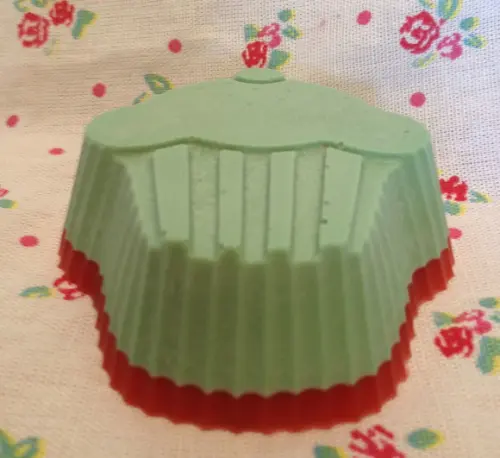 Sabonete Artesanal Cupcake (Tema Natal)