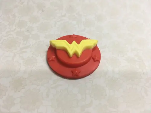 Sabonete Artesanal Escudo Mulher Maravilha Super Heróis ~
