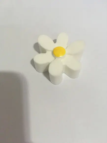 Sabonete Artesanal Flor Margarida no Tule com Tag /