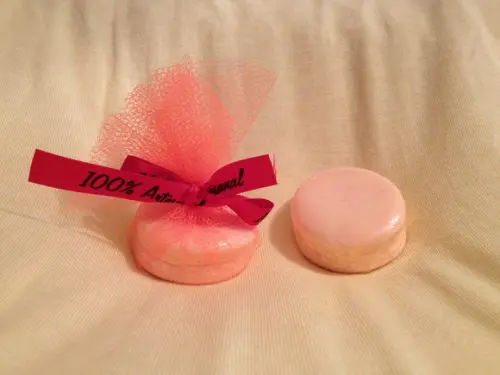 Sabonete Artesanal Macarons no Tule