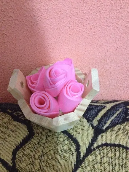 Sabonete Artesanal Tina de Rosas