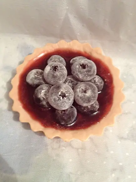 Sabonete Artesanal Torta de Blueberries (8 cm)