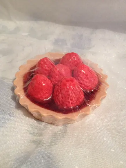 Sabonete Artesanal Torta de Morango (8 cm)
