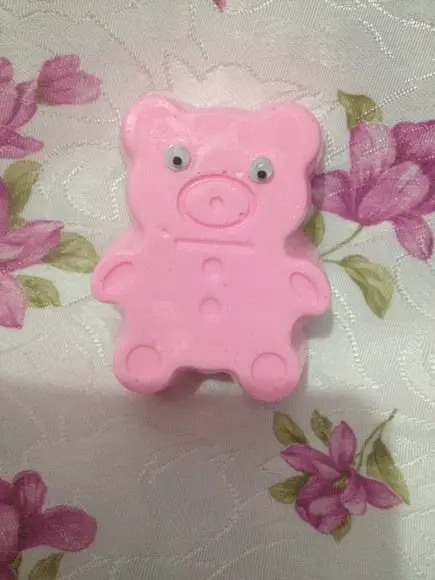 Sabonete Artesanal Urso (Compr.: 7 cm)