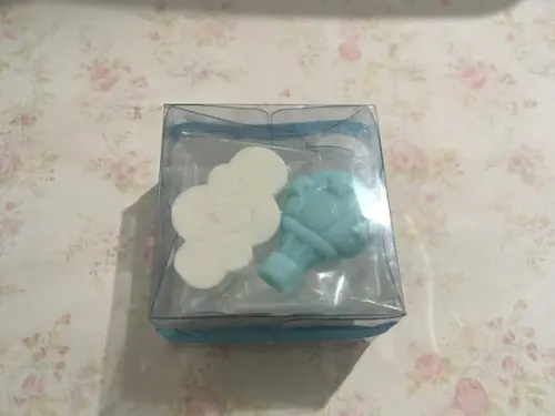 Sabonete Balão e Nuvem na Caixa /