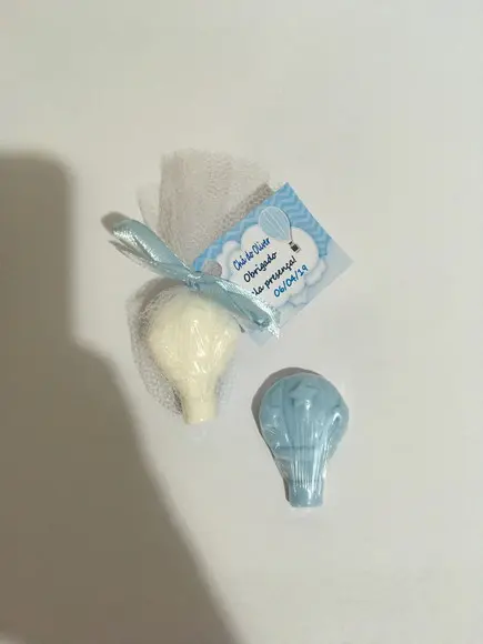 Sabonete Balão no Tule com Tag /