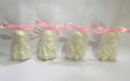 Sabonete Bebê Mamíferos no Tule Elefante Urso Raposa Leão /