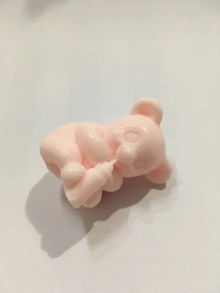Sabonete bebê urso panda mamadeira