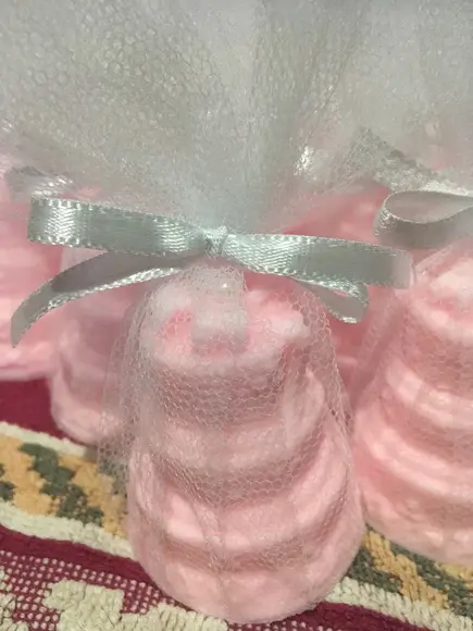 Sabonete bolo decorado (5,5 cm)