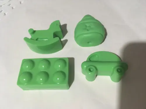 Sabonete Brinquedo Lego Pião Cavalo e Carrinho /