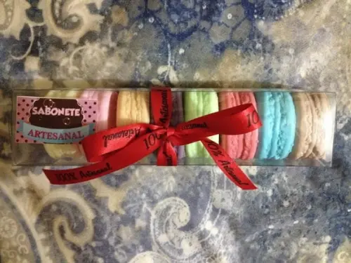 Sabonete Caixa de Sabonetes Macarons