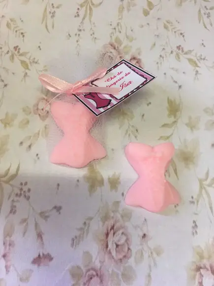 Sabonete Corpete Chá de Lingerie no Tule com Tag /