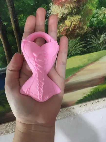 Sabonete corpete chá de lingerie tamanho grande