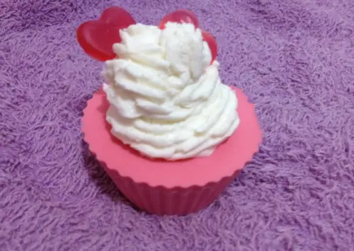 Sabonete Cupcake Merengue de Morango