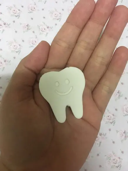 Sabonete Dente no Tule com Tag /