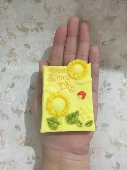 Sabonete em barra have a sunny day girassol