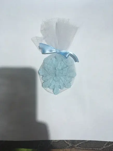 Sabonete Espírito Santo no tule 7,40 cm