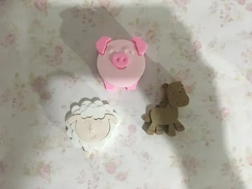 Sabonete Fazendinha Cute no Tule com Tag (unidade)