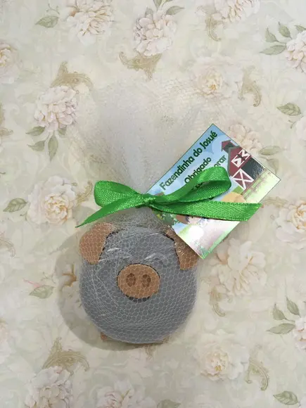 Sabonete Fazendinha Cute no Tule com Tag (unidade)