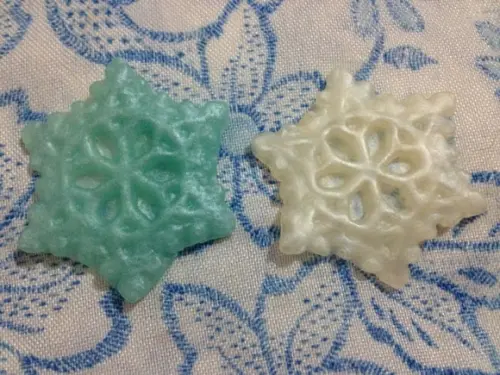 Sabonete Flocos de Neve (4,5 x 4,5)