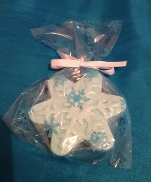 Sabonete Flocos de Neve (7 Cm)