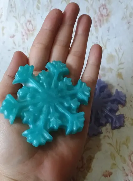 Sabonete Flocos Grande (7,5 x 7,5)