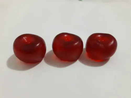 Sabonete frutas vermelhas no tule