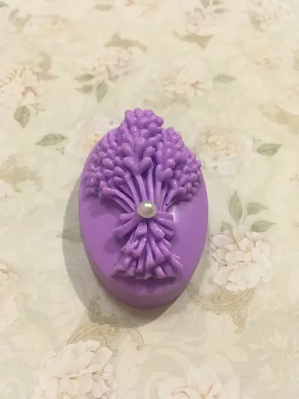 Sabonete Lavanda Barra com Aplicação de Pérola