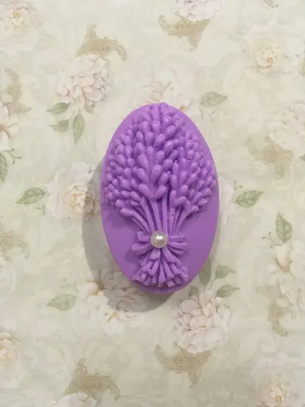 Sabonete Lavanda Barra com Aplicação de Pérola